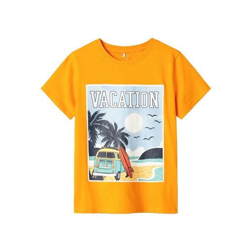 NAME IT T-Shirt Zelo 13239199 Żółty Standard Fit ze sklepu MODIVO w kategorii T-shirty chłopięce - zdjęcie 182749289