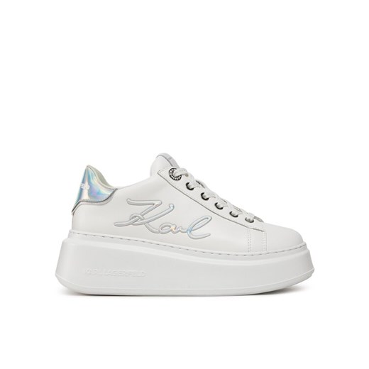 KARL LAGERFELD Sneakersy KL63510A Biały ze sklepu MODIVO w kategorii Buty sportowe dziecięce - zdjęcie 182749346