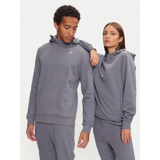 K-Way Bluza Le Vrai Durance K3123QW Niebieski Regular Fit ze sklepu MODIVO w kategorii Bluzy męskie - zdjęcie 182749467