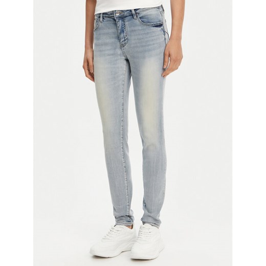 Armani Exchange Jeansy XW000129 AF12853 MB001 Niebieski Super Skinny Fit ze sklepu MODIVO w kategorii Jeansy damskie - zdjęcie 182749479