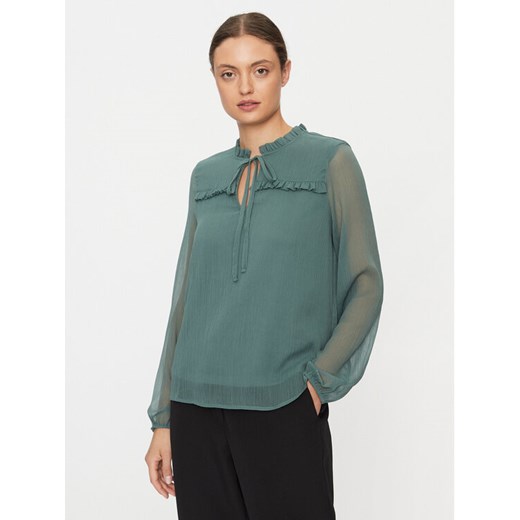 Vero Moda Bluzka Milla 10295551 Zielony Regular Fit ze sklepu MODIVO w kategorii Bluzki damskie - zdjęcie 182749489