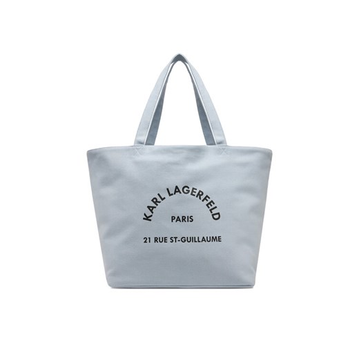 KARL LAGERFELD Torebka A1W50006 Błękitny ze sklepu MODIVO w kategorii Torby Shopper bag - zdjęcie 182749507