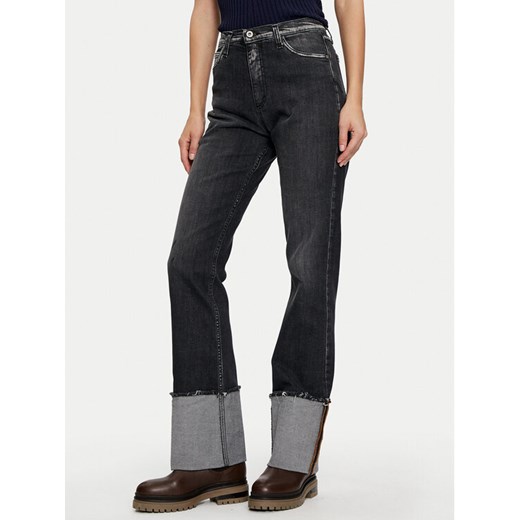 Please Jeansy P3APCPOEQS Szary Regular Fit ze sklepu MODIVO w kategorii Jeansy damskie - zdjęcie 182749529