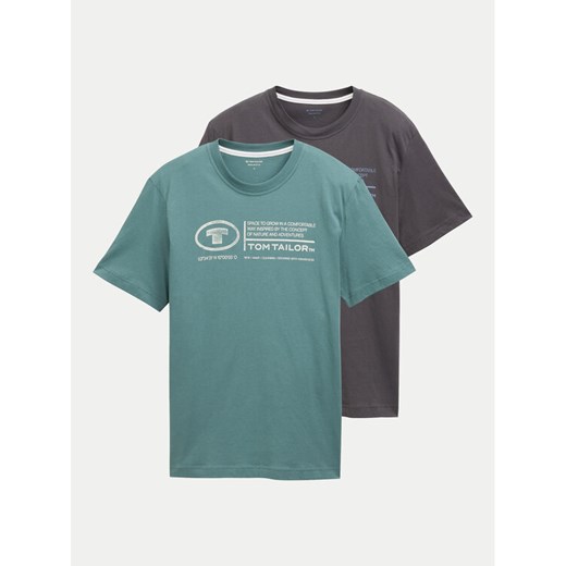 Tom Tailor Komplet 2 t-shirtów 1047047 Kolorowy Regular Fit ze sklepu MODIVO w kategorii T-shirty męskie - zdjęcie 182749536