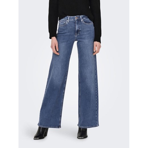 ONLY Jeansy Madison 15282980 Niebieski Wide Leg ze sklepu MODIVO w kategorii Jeansy damskie - zdjęcie 182749556