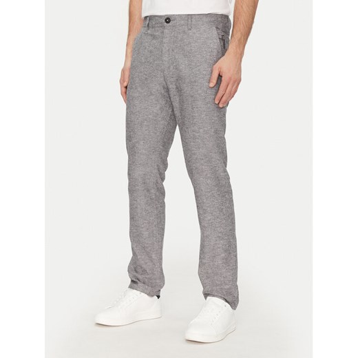 Tom Tailor Chinosy 1044713 Szary Relaxed Fit ze sklepu MODIVO w kategorii Spodnie męskie - zdjęcie 182749625