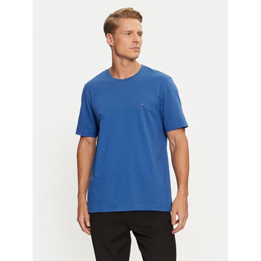 Tommy Hilfiger T-Shirt Essential MW0MW37267 Niebieski Regular Fit ze sklepu MODIVO w kategorii T-shirty męskie - zdjęcie 182749835