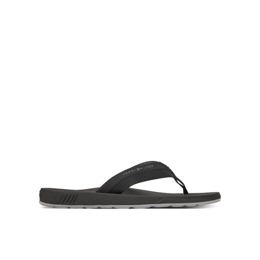 Tommy Hilfiger Japonki Molded Hilfiger Beach Sandal FM0FM05361 Czarny ze sklepu MODIVO w kategorii Klapki męskie - zdjęcie 182749847
