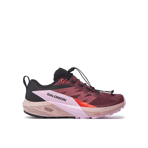 Salomon Buty do biegania Sense Ride 5 Gore-Tex L47592300 Fioletowy ze sklepu MODIVO w kategorii Buty sportowe damskie - zdjęcie 182749849