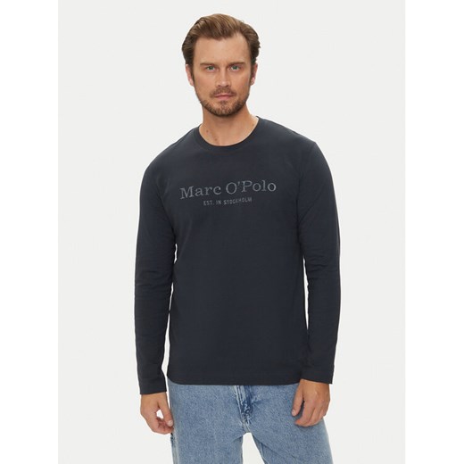 Marc O'Polo Longsleeve 426 2012 52152 Granatowy Regular Fit ze sklepu MODIVO w kategorii T-shirty męskie - zdjęcie 182749868
