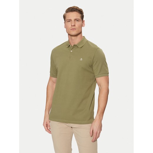 Marc O'Polo Polo B21223053092 Khaki Regular Fit ze sklepu MODIVO w kategorii T-shirty męskie - zdjęcie 182749879
