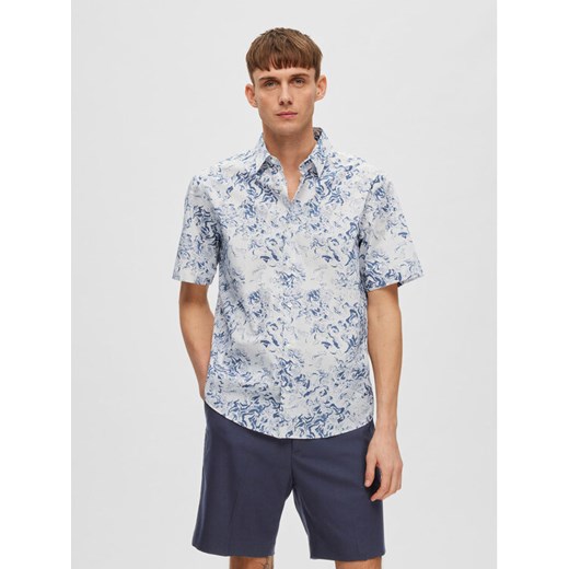 Selected Homme Koszula 16088361 Niebieski Relaxed Fit ze sklepu MODIVO w kategorii Koszule męskie - zdjęcie 182749888