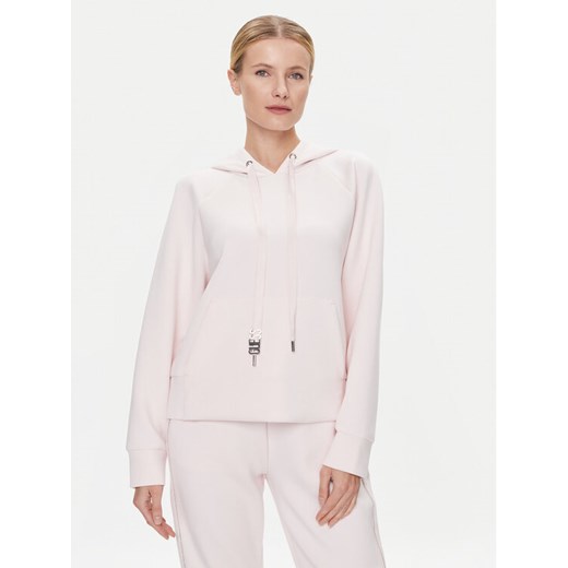 Guess Bluza W4RQ04 KBYE2 Różowy Regular Fit ze sklepu MODIVO w kategorii Bluzy damskie - zdjęcie 182749897