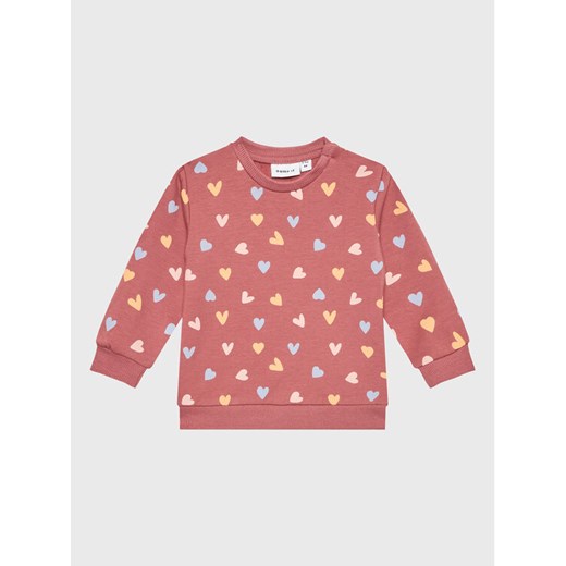NAME IT Bluza 13212668 Różowy Regular Fit ze sklepu MODIVO w kategorii Bluzy i swetry - zdjęcie 182749905
