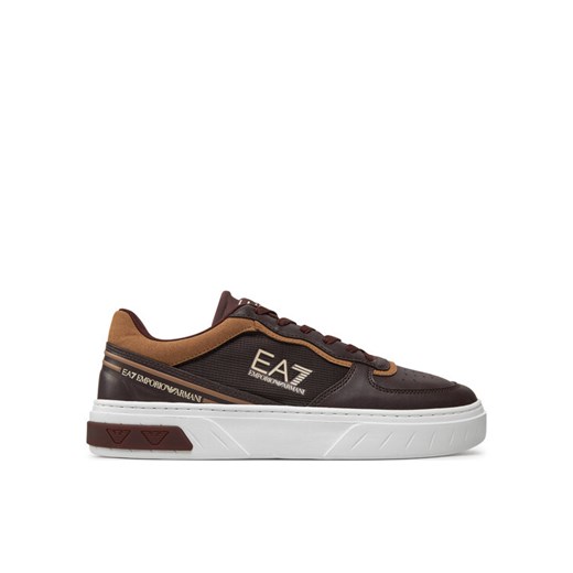 EA7 Emporio Armani Sneakersy X8X173 XK374 U023 Brązowy ze sklepu MODIVO w kategorii Buty sportowe męskie - zdjęcie 182749916