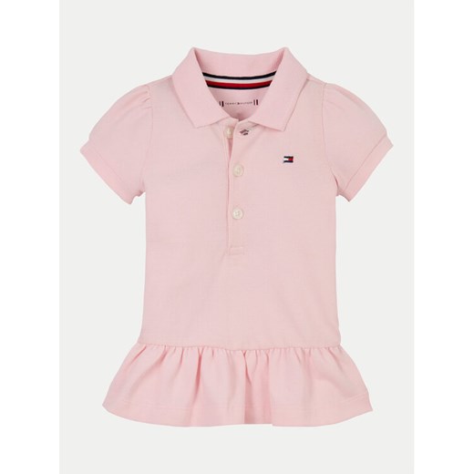 Tommy Hilfiger Sukienka codzienna KN0KN02045 Różowy Regular Fit ze sklepu MODIVO w kategorii Sukienki niemowlęce - zdjęcie 182749958