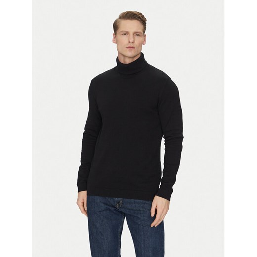 Jack&Jones Golf Basic 12258051 Czarny Regular Fit ze sklepu MODIVO w kategorii Swetry męskie - zdjęcie 182750025