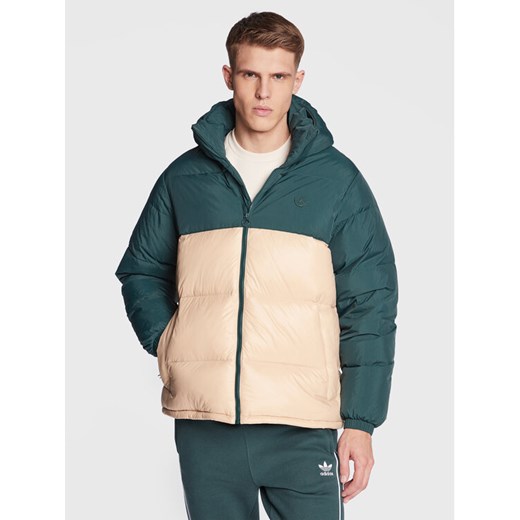 adidas Kurtka puchowa Regen HL9187 Zielony Regular Fit ze sklepu MODIVO w kategorii Kurtki męskie - zdjęcie 182750026