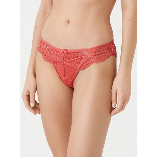 Hunkemöller Figi brazylijskie Arabella 206332 Czerwony ze sklepu MODIVO w kategorii Majtki damskie - zdjęcie 182750096