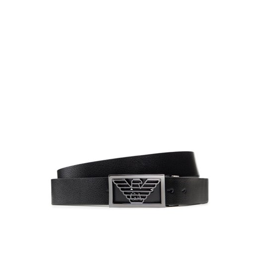 Emporio Armani Pasek Męski Y4S507 Y134J 88244 Czarny ze sklepu MODIVO w kategorii Paski męskie - zdjęcie 182750099