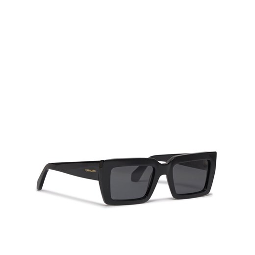 Salvatore Ferragamo Okulary przeciwsłoneczne SF1108S 001 Czarny ze sklepu MODIVO w kategorii Okulary przeciwsłoneczne damskie - zdjęcie 182750268