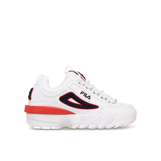 Fila Sneakersy Disruptor Patch Wmn FFW0356.13037 Biały ze sklepu MODIVO w kategorii Buty sportowe damskie - zdjęcie 182750289