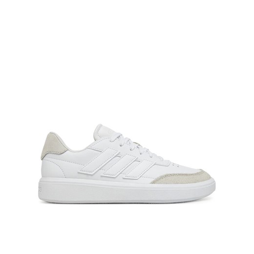adidas Sneakersy Courtblock ID6501 Biały ze sklepu MODIVO w kategorii Buty sportowe dziecięce - zdjęcie 182750319
