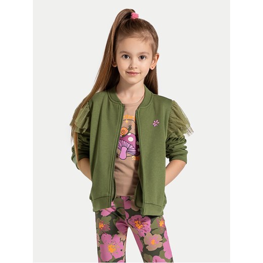 Coccodrillo Bluza ZC4132602MGK Zielony Regular Fit ze sklepu MODIVO w kategorii Bluzy dziewczęce - zdjęcie 182750415