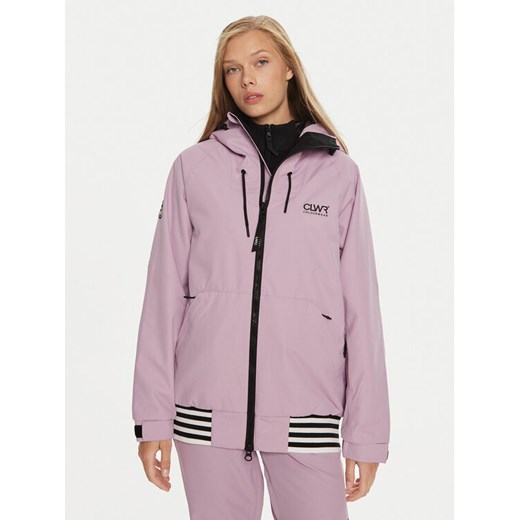 Colourwear Kurtka narciarska 7010319 Fioletowy Regular Fit ze sklepu MODIVO w kategorii Kurtki damskie - zdjęcie 182750426