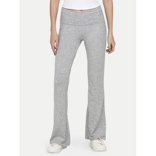 ONLY Legginsy Glamour 15339771 Szary Slim Fit ze sklepu MODIVO w kategorii Spodnie damskie - zdjęcie 182750438