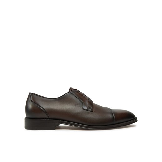 BOSS Półbuty Derrek 50535909 Brązowy ze sklepu MODIVO w kategorii Buty eleganckie męskie - zdjęcie 182750448