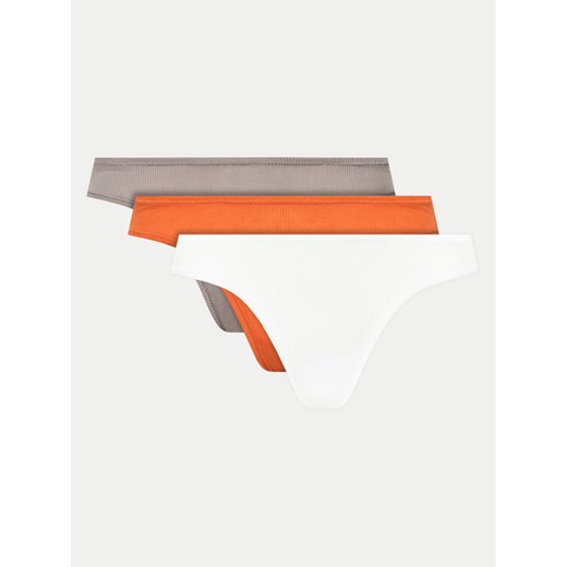 Calvin Klein Underwear Komplet 3 par fig klasycznych 000QD5206E Kolorowy ze sklepu MODIVO w kategorii Majtki damskie - zdjęcie 182750537