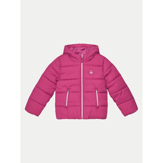 United Colors Of Benetton Kurtka zimowa 2LETCN04Y Różowy Regular Fit ze sklepu MODIVO w kategorii Kurtki dziewczęce - zdjęcie 182750577