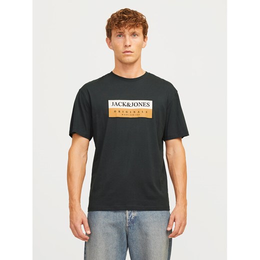 Jack&Jones T-Shirt Fredeiksberg 12262492 Szary Regular Fit ze sklepu MODIVO w kategorii T-shirty męskie - zdjęcie 182750606