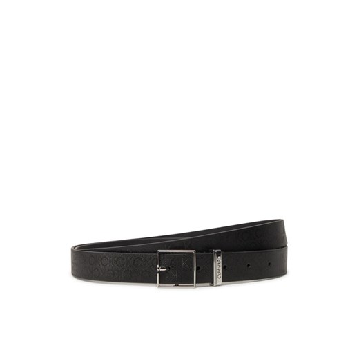 Calvin Klein Pasek Damski Branded Loop Square Belt 2.5_Mn K60K613244 Czarny ze sklepu MODIVO w kategorii Paski damskie - zdjęcie 182750618