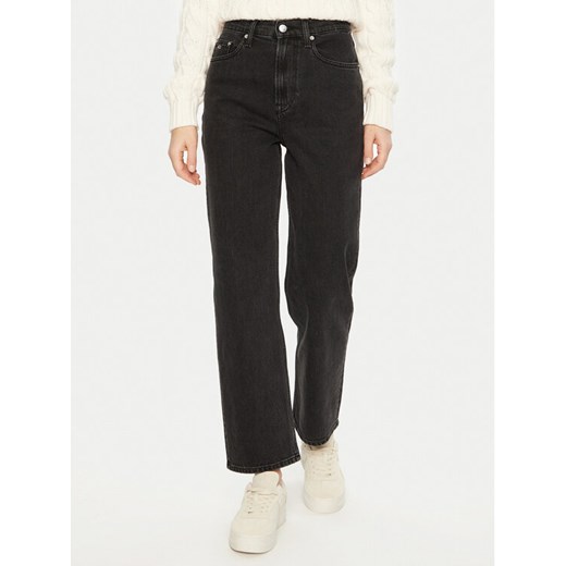 Tommy Jeans Jeansy Layla DW0DW19577 Czarny Straight Fit ze sklepu MODIVO w kategorii Jeansy damskie - zdjęcie 182750646