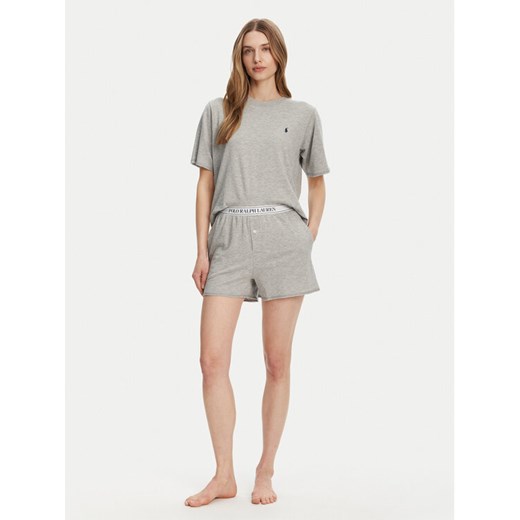 Polo Ralph Lauren Piżama 4P8025 Szary Regular Fit ze sklepu MODIVO w kategorii Piżamy damskie - zdjęcie 182750657