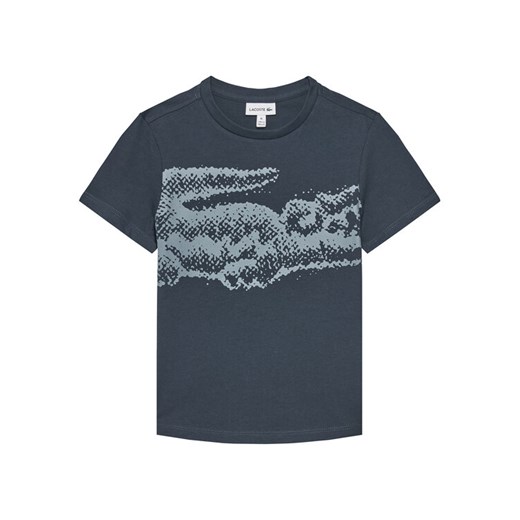 Lacoste T-Shirt TJ8460 Granatowy Regular Fit ze sklepu MODIVO w kategorii T-shirty chłopięce - zdjęcie 182750675