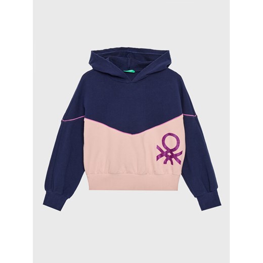United Colors Of Benetton Bluza 3GNSC201G Kolorowy Regular Fit ze sklepu MODIVO w kategorii Bluzy dziewczęce - zdjęcie 182750767