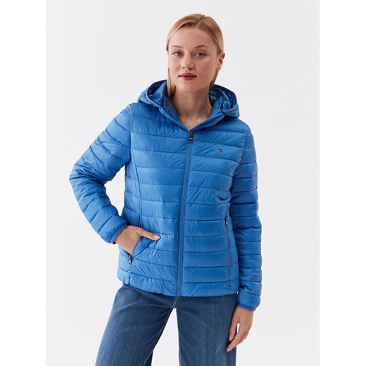 Tommy Hilfiger Kurtka przejściowa WW0WW38927 Niebieski Regular Fit ze sklepu MODIVO w kategorii Kurtki damskie - zdjęcie 182750789