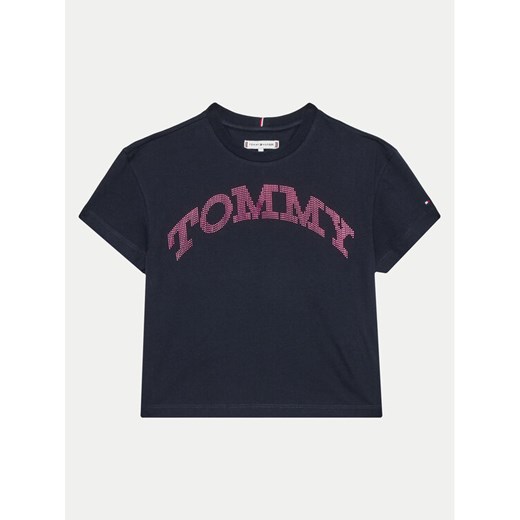Tommy Hilfiger T-Shirt KG0KG08357 D Granatowy Regular Fit ze sklepu MODIVO w kategorii T-shirty chłopięce - zdjęcie 182750809