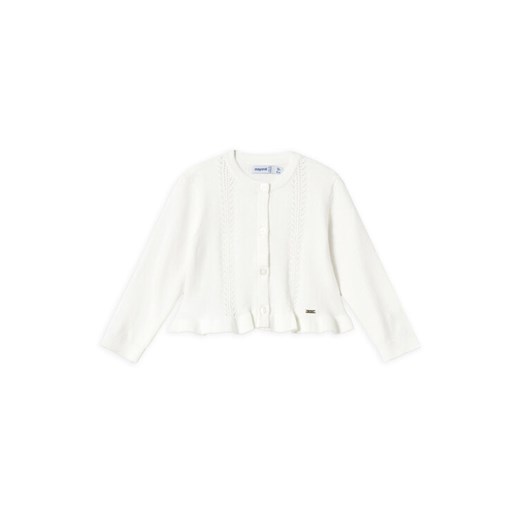Mayoral Kardigan 1398 Écru Regular Fit ze sklepu MODIVO w kategorii Bluzy i swetry - zdjęcie 182750817