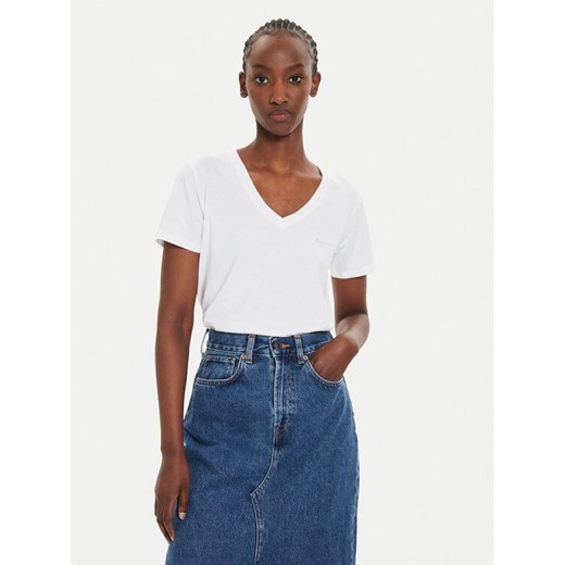 Pepe Jeans T-Shirt Fiore PL505948 Biały Regular Fit Pepe Jeans XS MODIVO