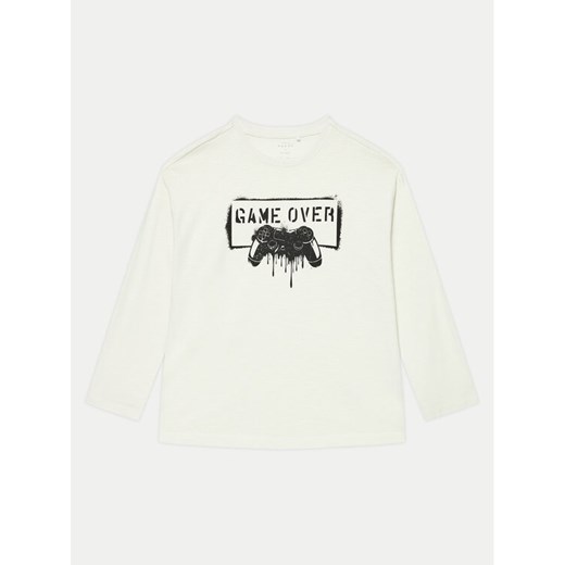 NAME IT Bluzka 13231403 Écru Box Fit ze sklepu MODIVO w kategorii T-shirty chłopięce - zdjęcie 182750929