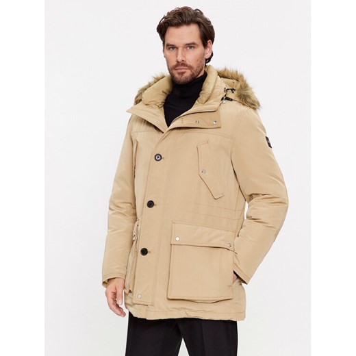 Boss Kurtka puchowa Dadico 50499371 Beżowy Regular Fit ze sklepu MODIVO w kategorii Kurtki męskie - zdjęcie 182750936