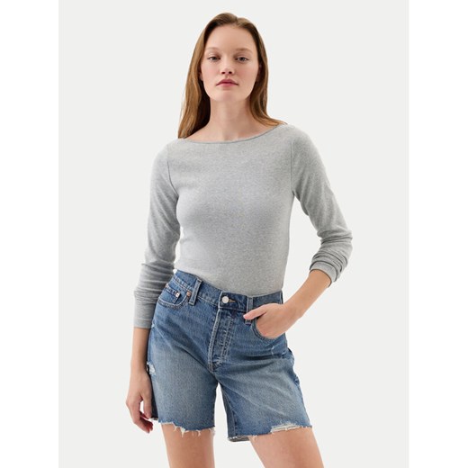 Gap Bluzka 540606-01 Szary Regular Fit ze sklepu MODIVO w kategorii Bluzki damskie - zdjęcie 182750959