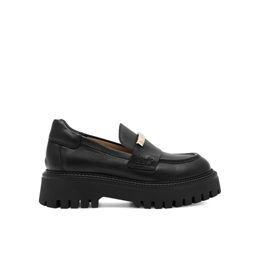 Gino Rossi Loafersy DIVYA-8047 Czarny ze sklepu MODIVO w kategorii Mokasyny damskie - zdjęcie 182750968