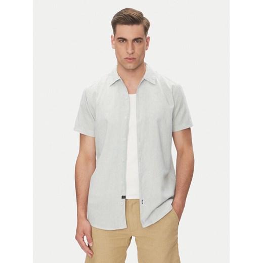 INDICODE Koszula Giulionus 20-402 Szary Regular Fit ze sklepu MODIVO w kategorii Koszule męskie - zdjęcie 182751019