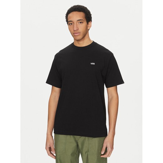 Vans T-Shirt Left Chest II VN000P1P Czarny Loose Fit ze sklepu MODIVO w kategorii T-shirty męskie - zdjęcie 182751045