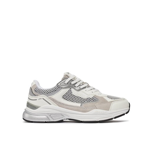 Pepe Jeans Sneakersy Dave Evolution W PLS60002 Biały ze sklepu MODIVO w kategorii Buty sportowe damskie - zdjęcie 182751068